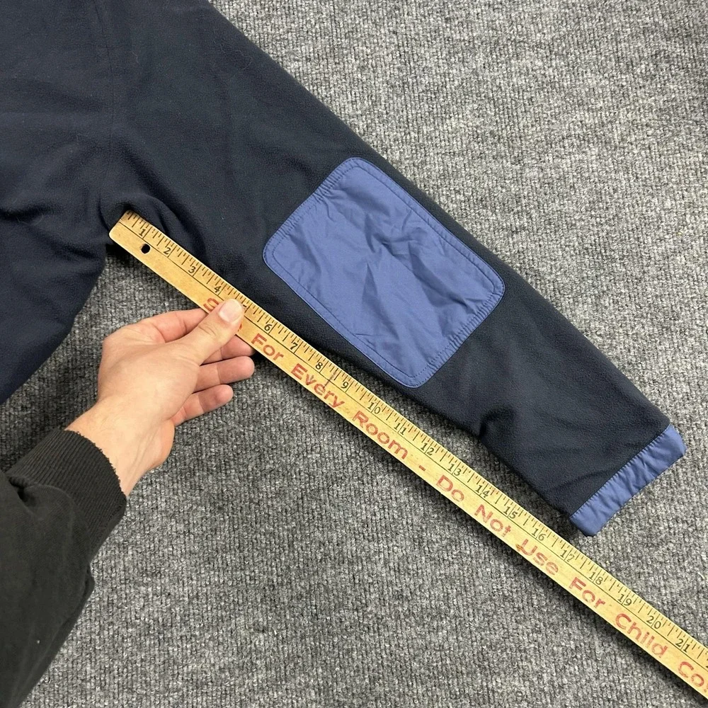 Patagonia Jacket Kids XL Blue Reversible Fleece Lined Zip Windbreaker